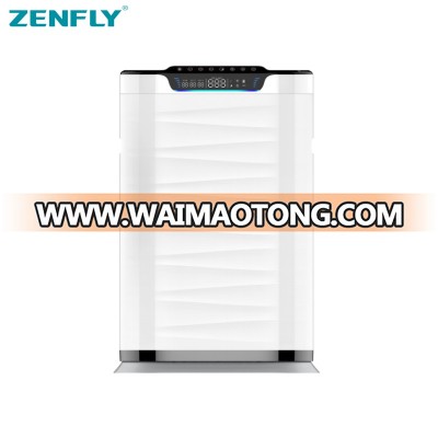 DC motor air purifier with double nano HEPA filter for big size room